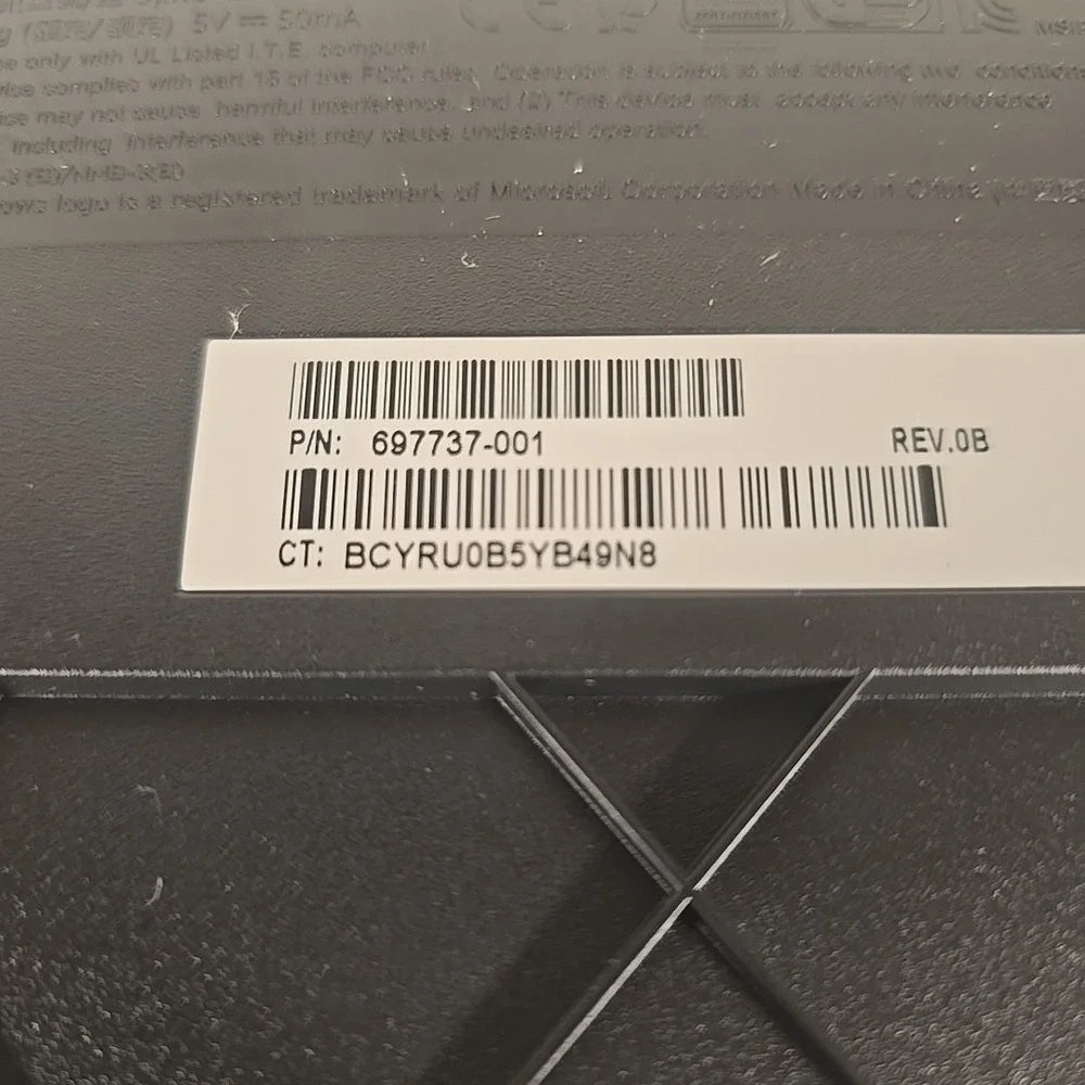 HP : KU-1516 Wired‎ USB Desktop QWERTY Keyboard Black